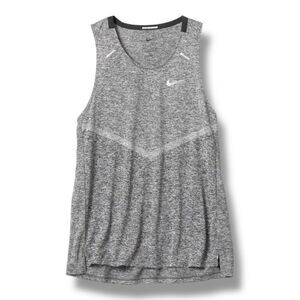 Nike‎ Men's Dri-FIT Rise 365 Tank Size Medium M Gray